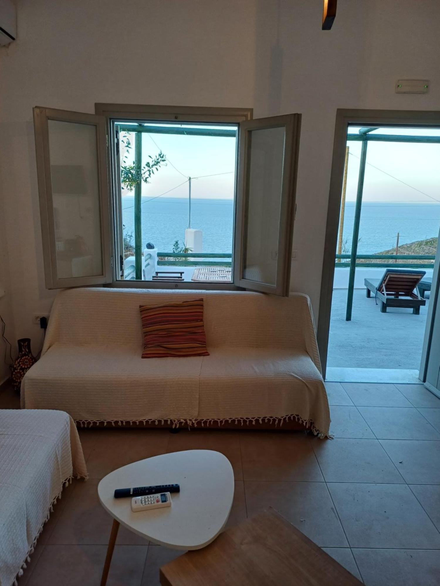 Vila 'Irene' Cycladic House With Sunrise And Sea View! Foinikiá Exteriér fotografie