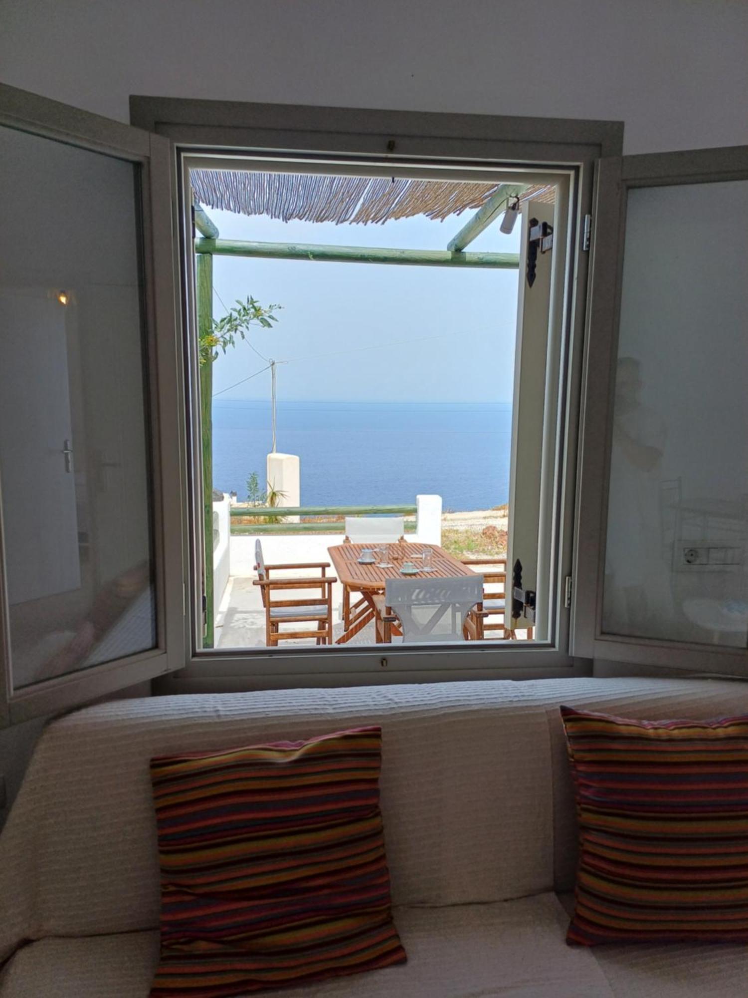 Vila 'Irene' Cycladic House With Sunrise And Sea View! Foinikiá Exteriér fotografie