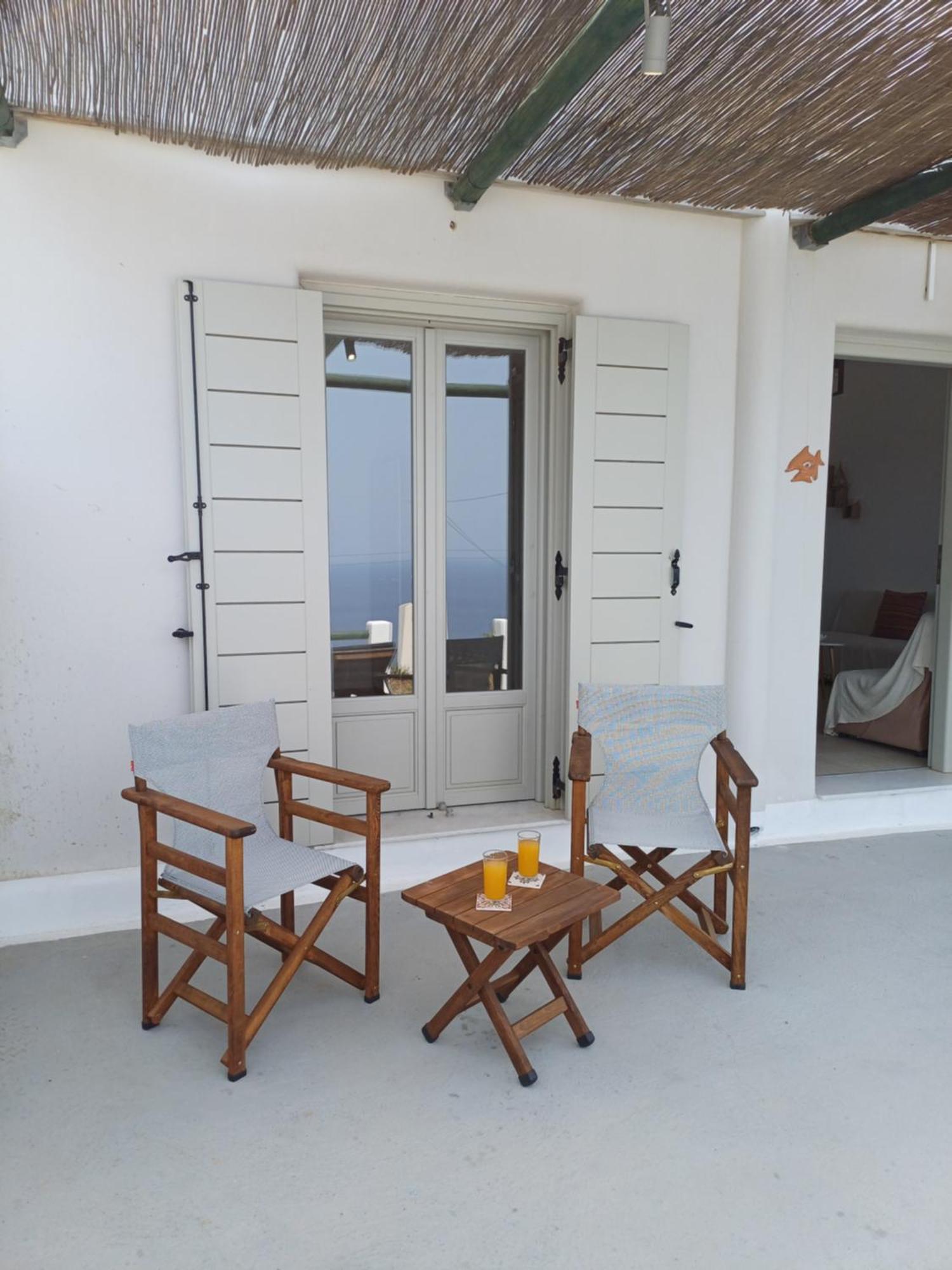 Vila 'Irene' Cycladic House With Sunrise And Sea View! Foinikiá Exteriér fotografie
