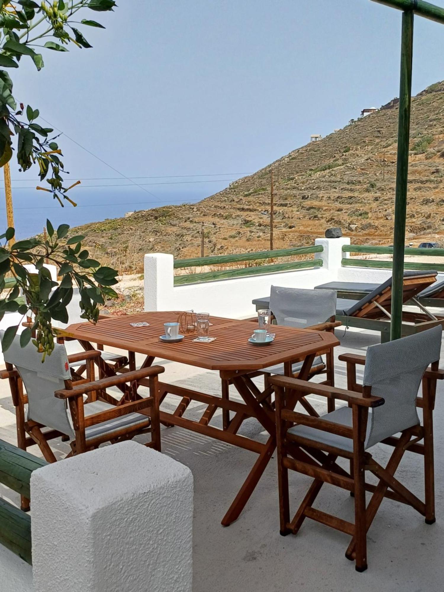 Vila 'Irene' Cycladic House With Sunrise And Sea View! Foinikiá Exteriér fotografie