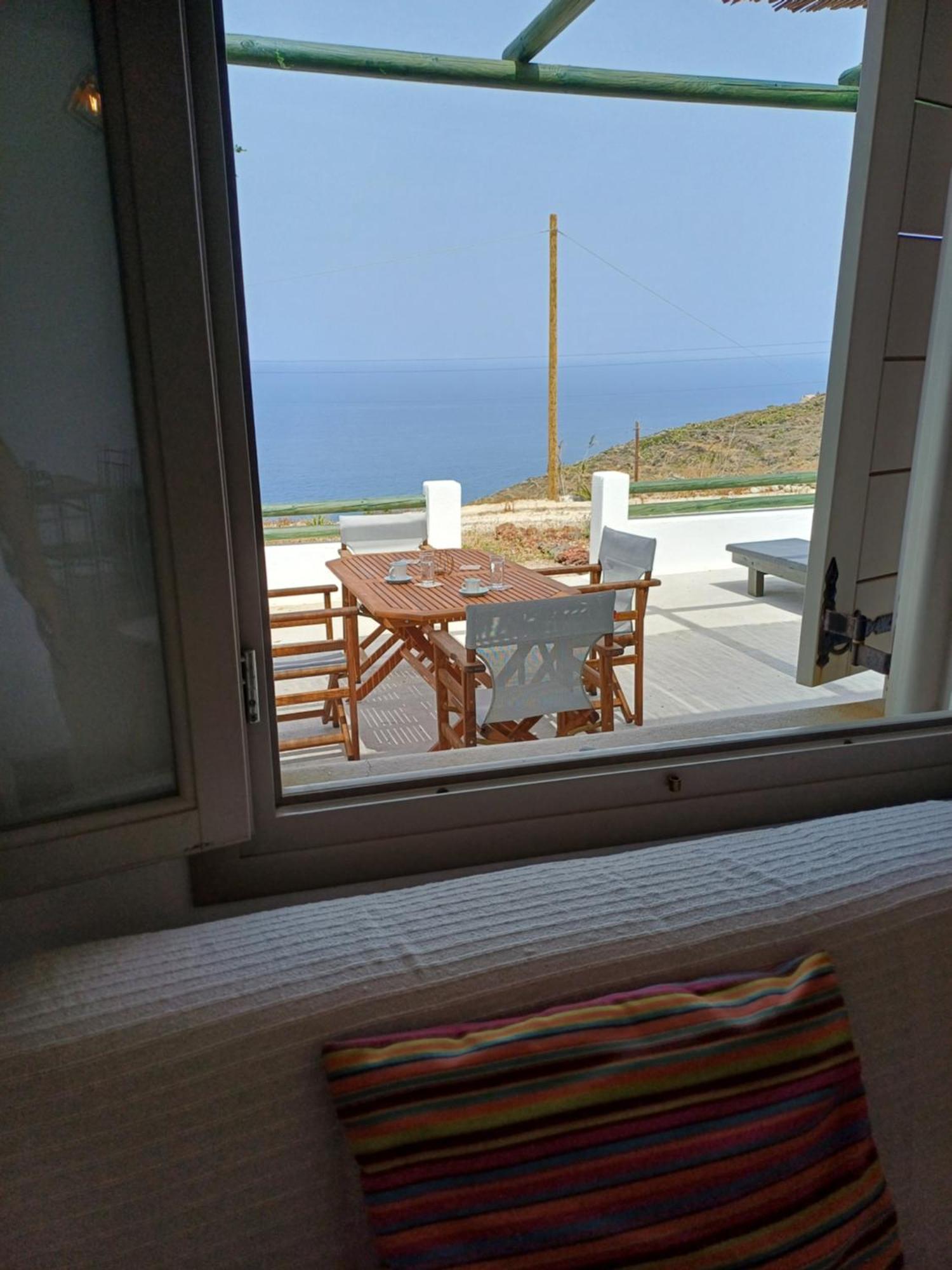 Vila 'Irene' Cycladic House With Sunrise And Sea View! Foinikiá Exteriér fotografie